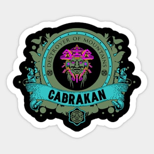 CABRAKAN - LIMITED EDITION Sticker